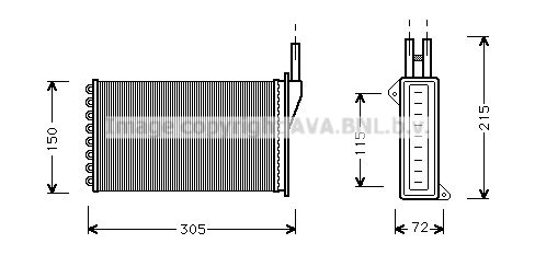 AVA QUALITY COOLING šilumokaitis, salono šildymas FD6103